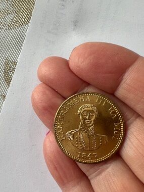 Aupuni Hawaii 1847 souvenir coin King Kamehameha